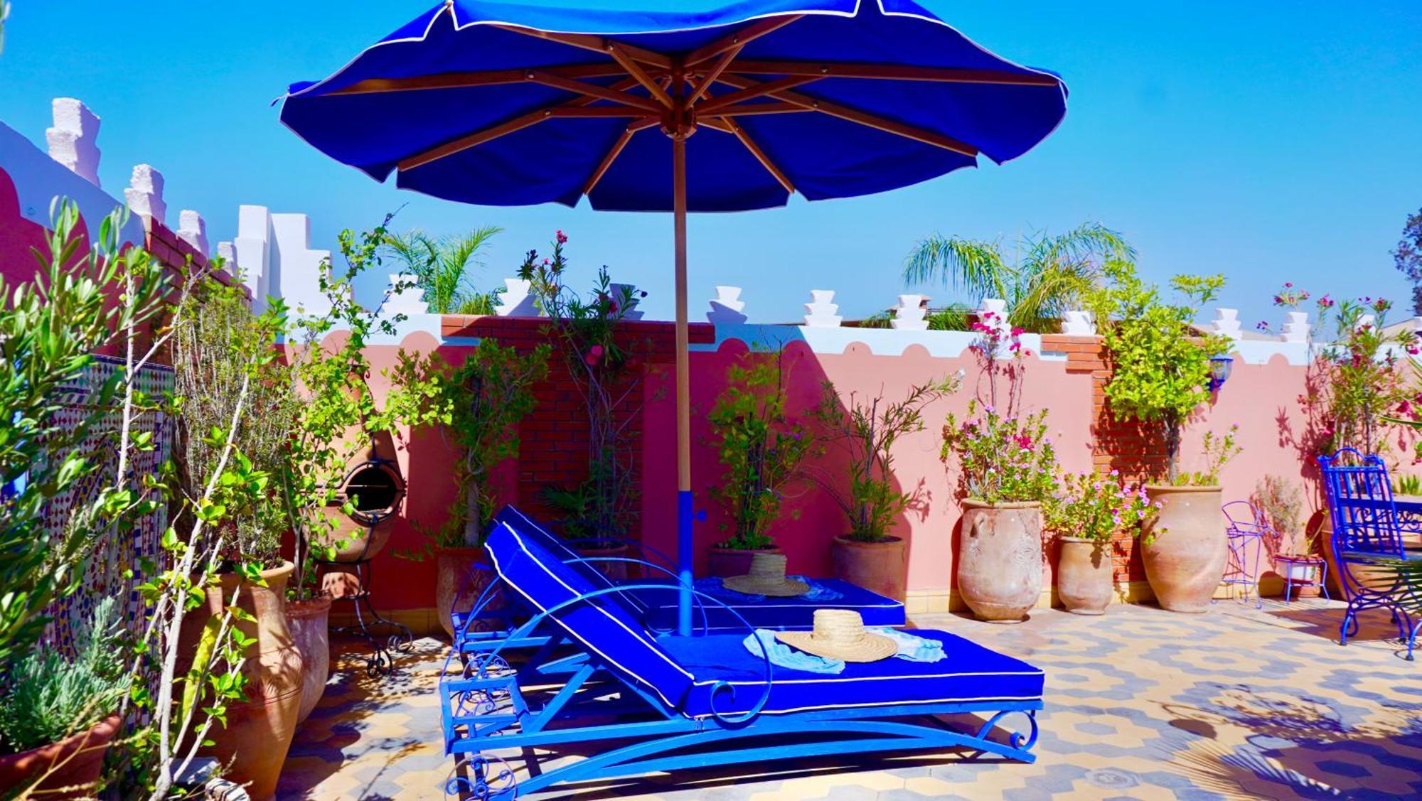 Riad Bleu Du Sud มาร์ราเกช ภายนอก รูปภาพ